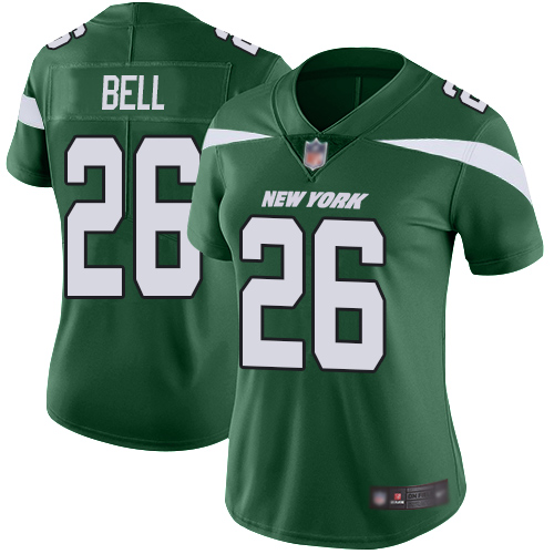 New York Jets Limited Green Women LeVeon Bell Home Jersey NFL Football #26 Vapor Untouchable->women nfl jersey->Women Jersey